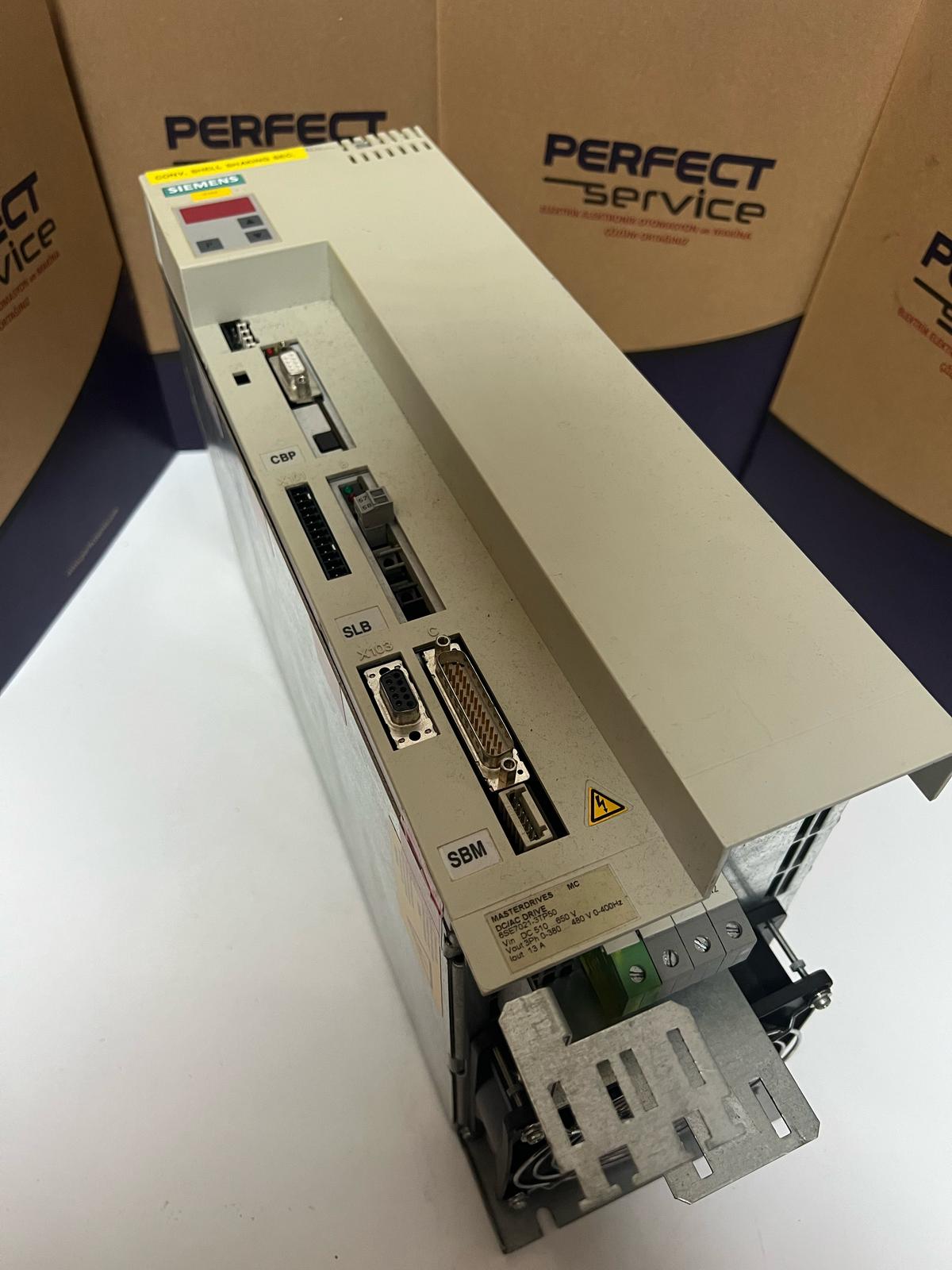 Siemens SIMOVERT MASTERDRIVES MC 6SE7021-3TP50-Z | Yüksek Performanslı AC/AC Sürücü