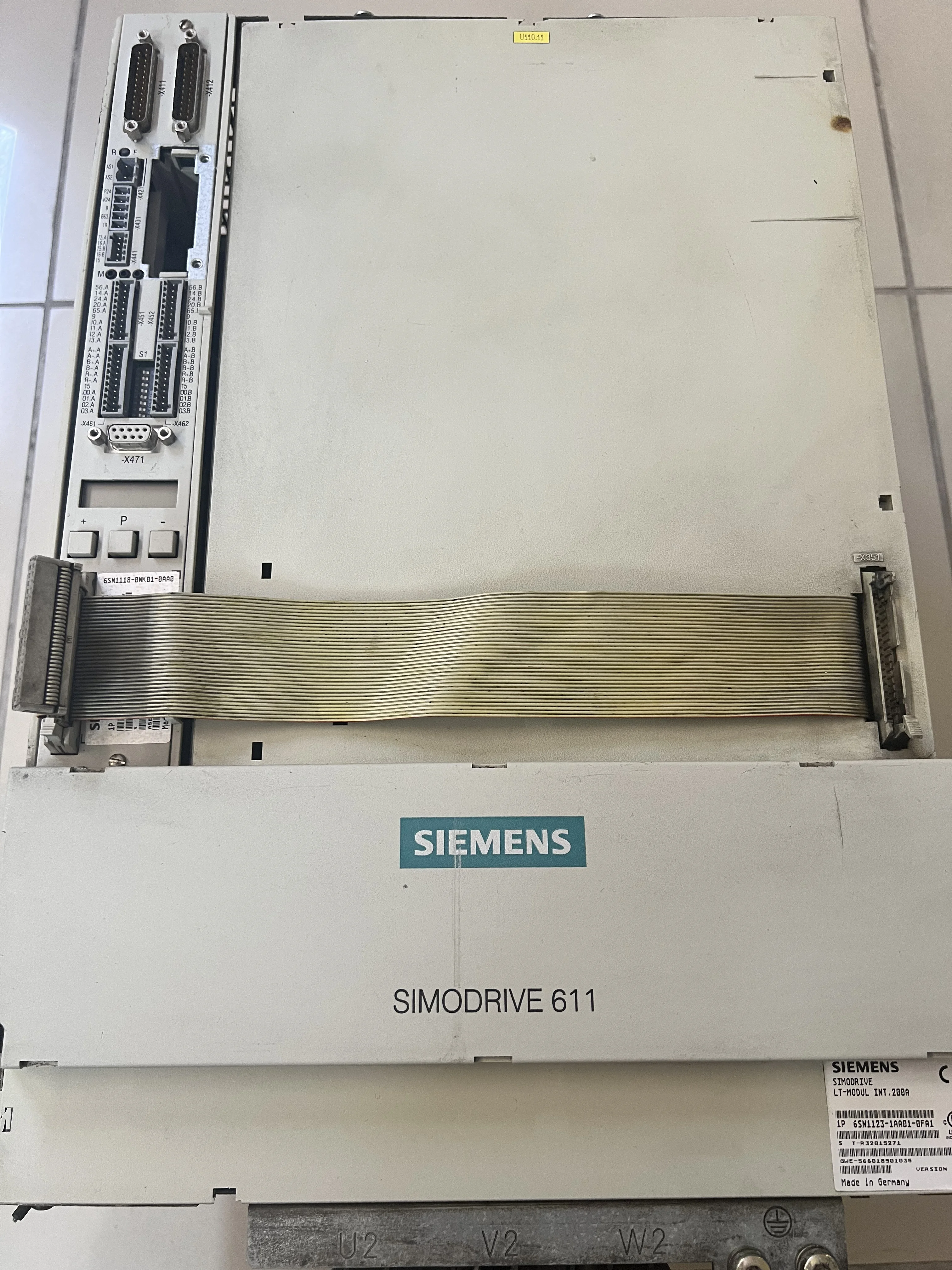 Siemens 6SN1123-1AA01-0FA1 SIMODRIVE 611 1 Eksenli Güç Modülü