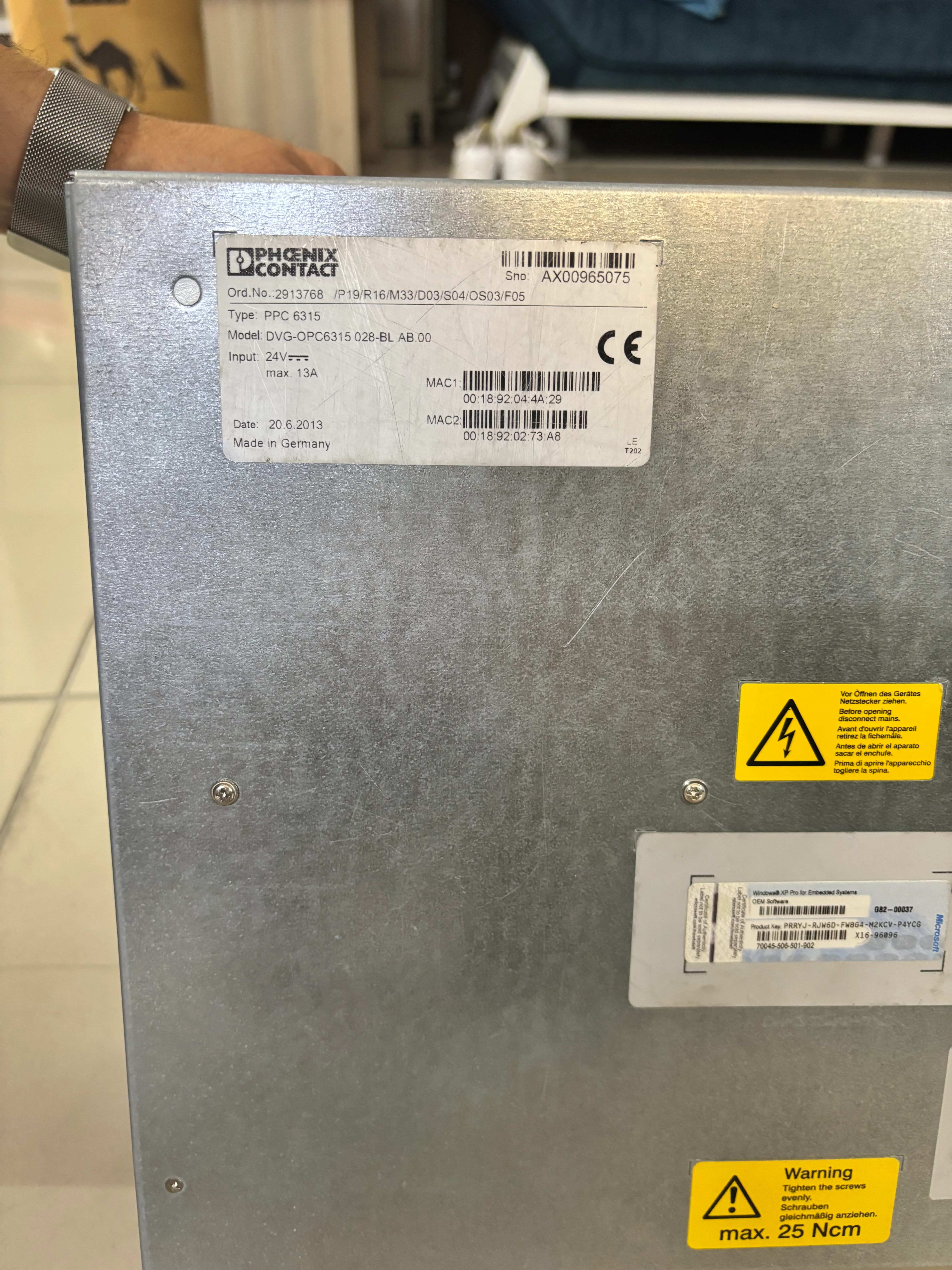 Schuler PPC-6315-DVG Endüstriyel Panel PC | 15 Dokunmatik HMI Bilgisayar thumbnail