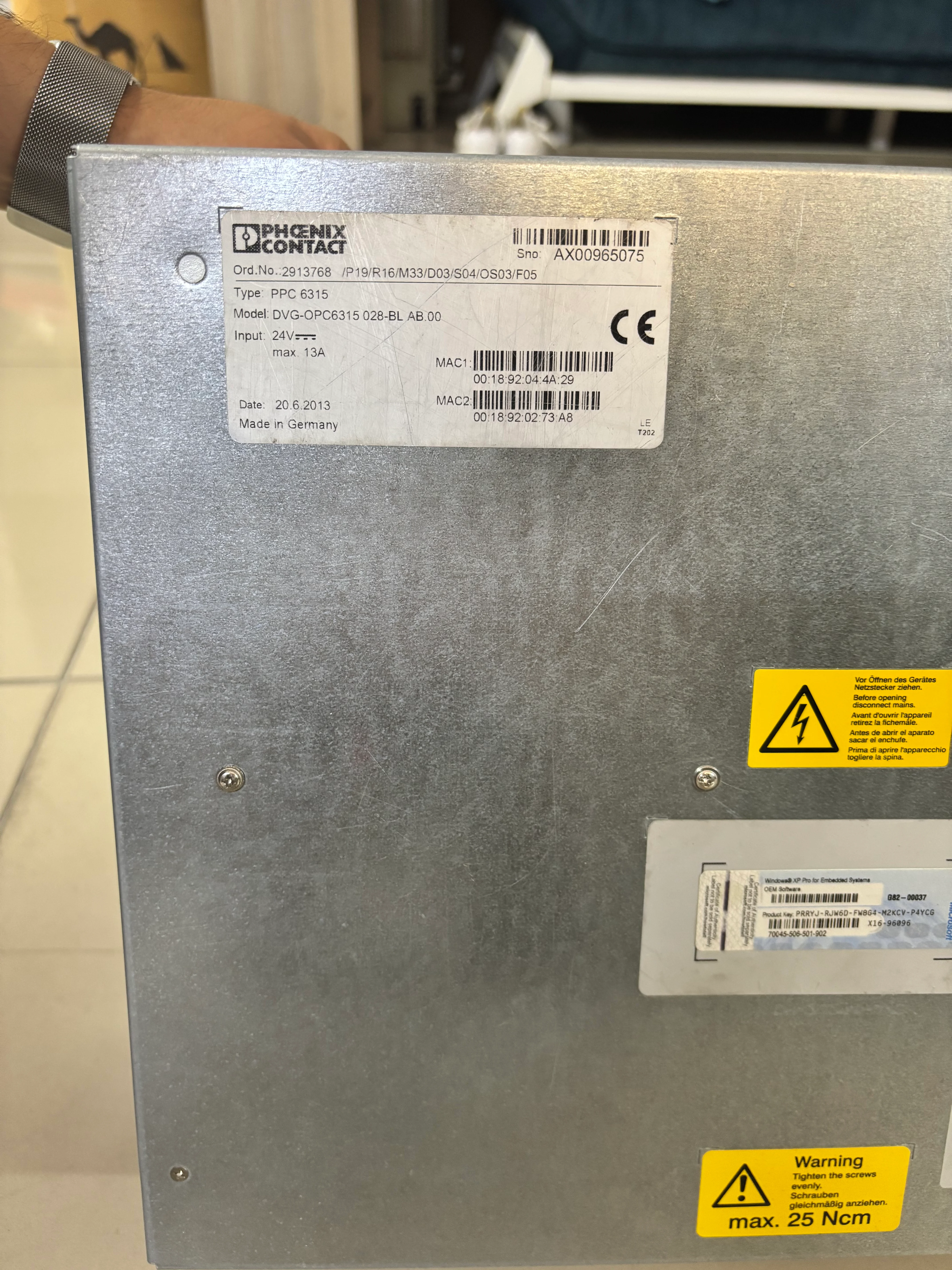 Schuler PPC-6315-DVG Endüstriyel Panel PC | 15 Dokunmatik HMI Bilgisayar thumbnail