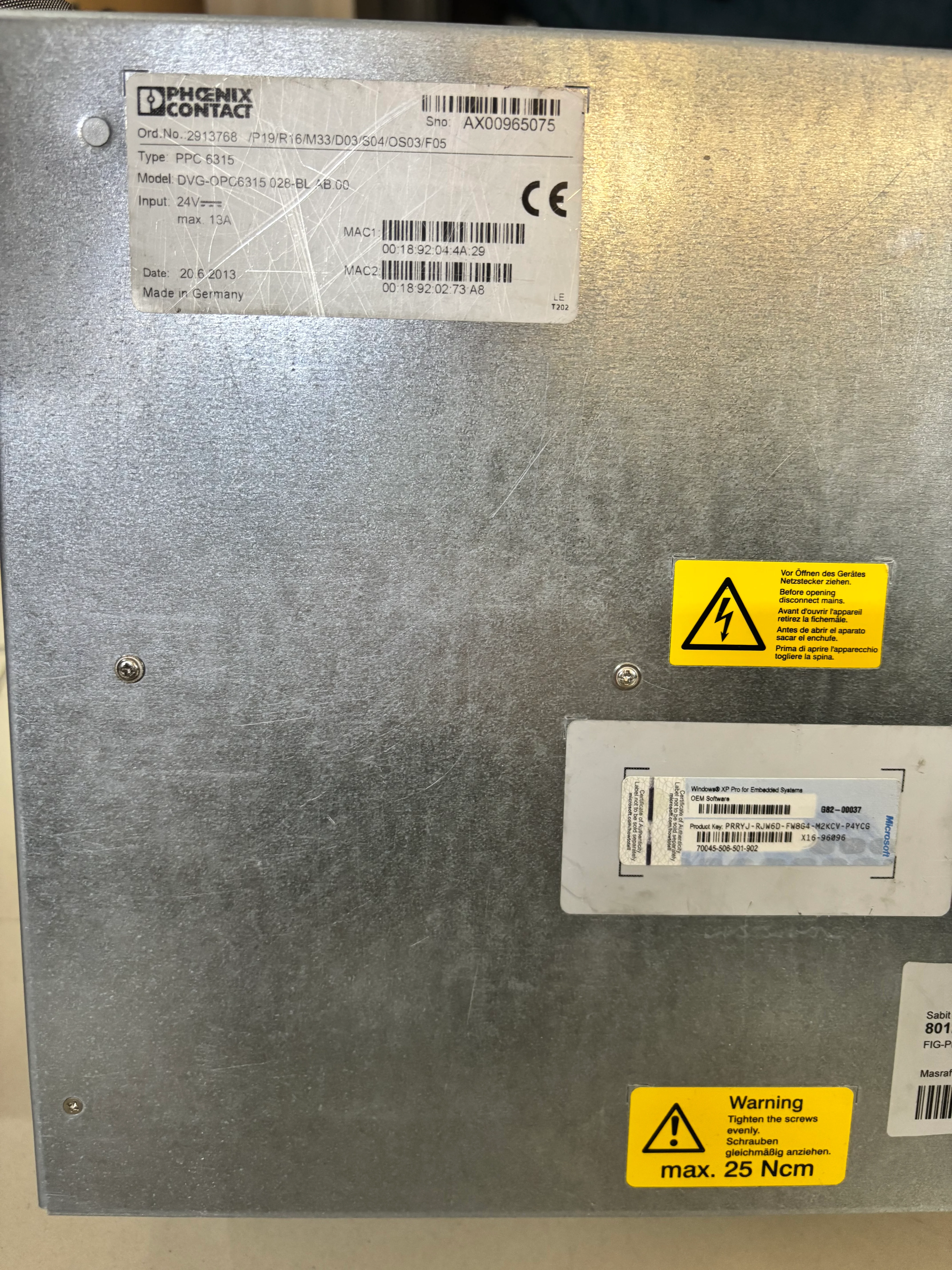 Schuler PPC-6315-DVG Endüstriyel Panel PC | 15 Dokunmatik HMI Bilgisayar thumbnail