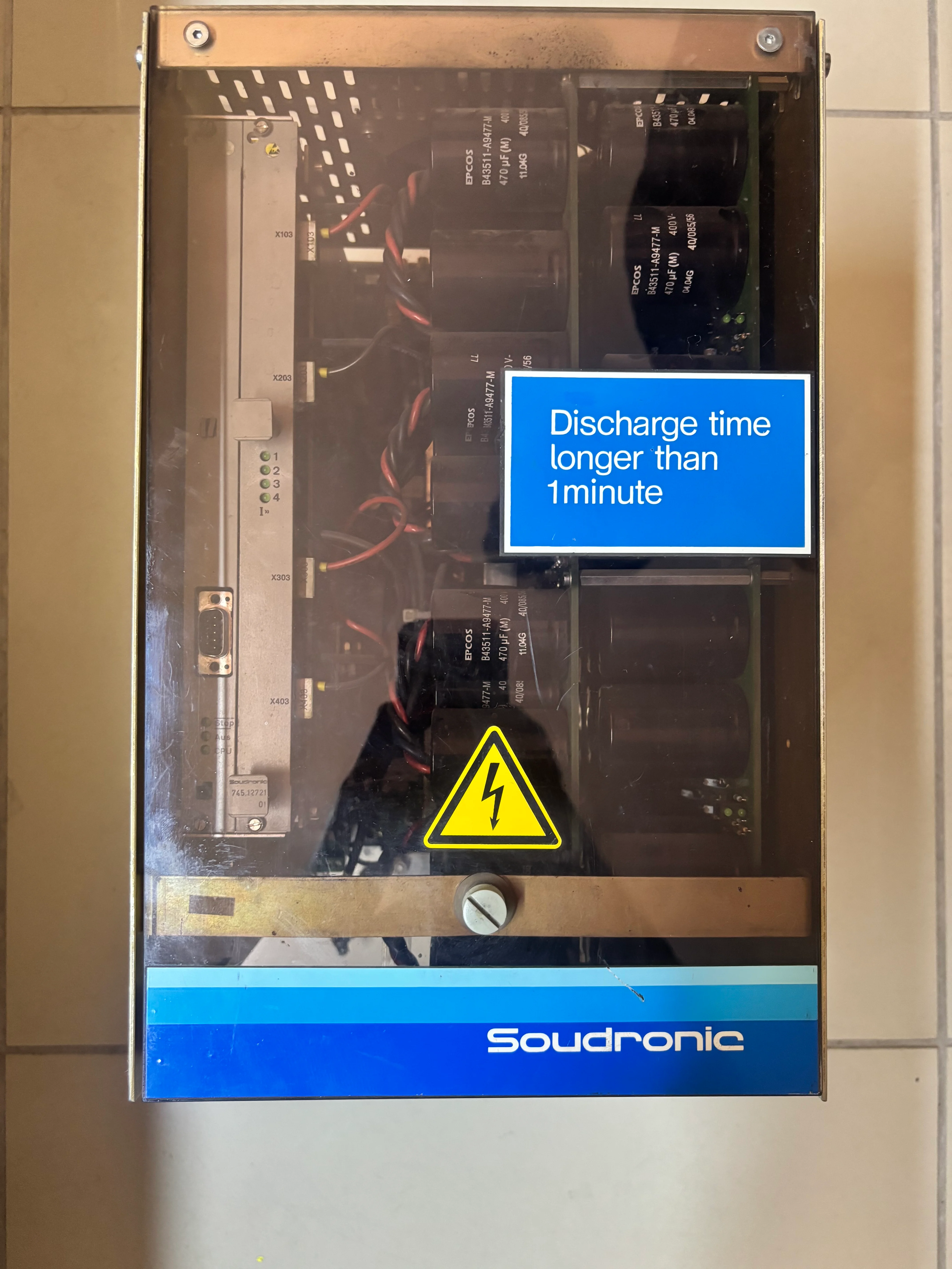 Ürün resmi: Soudronic UNISOUD 745.12221/22 Güç Ünitesi | Frekans Konvertörü Power Supply