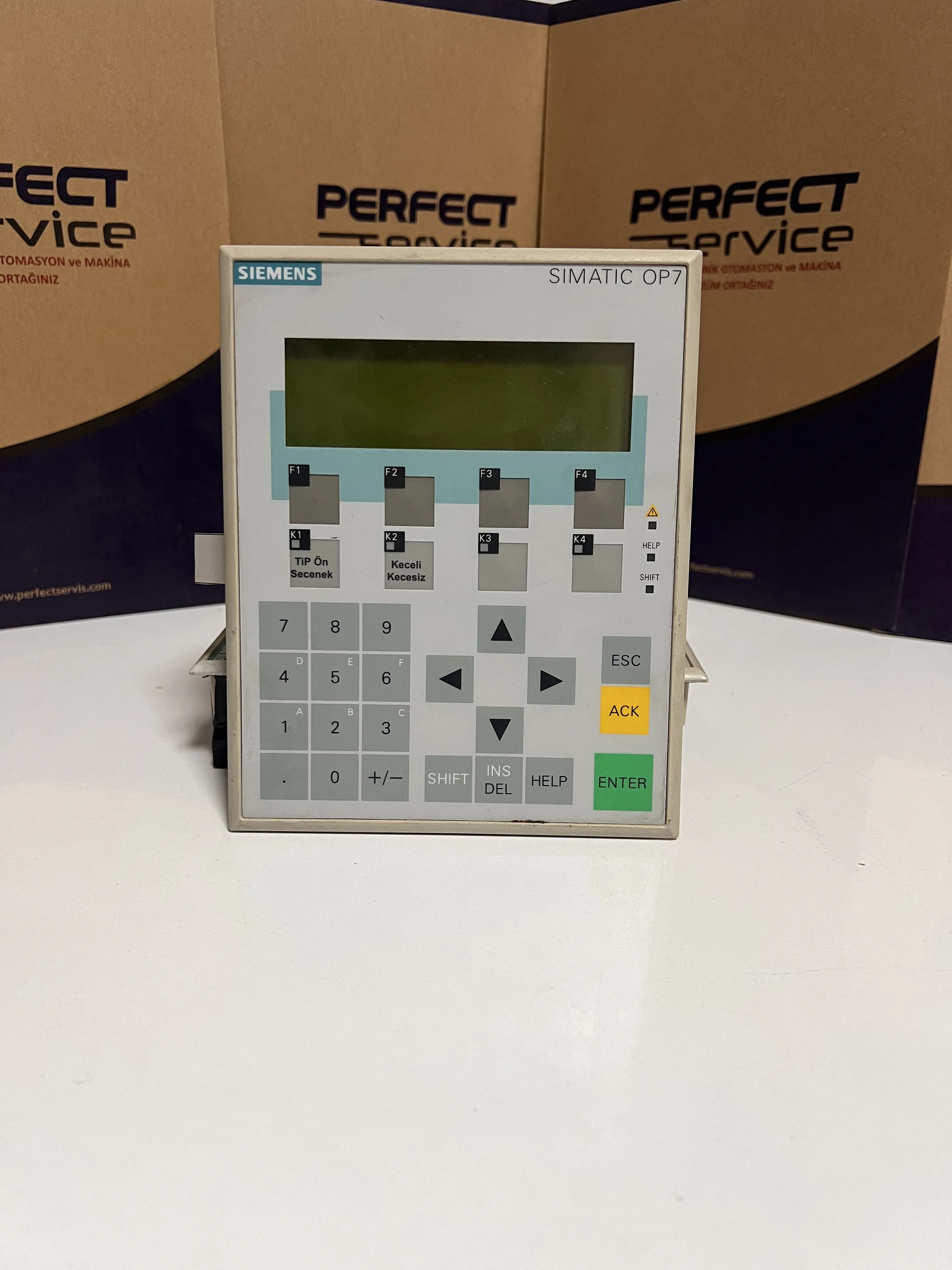 Siemens 6AV3607-1JC20-0AX1 OP7 | SIMATIC HMI Operatör Panel