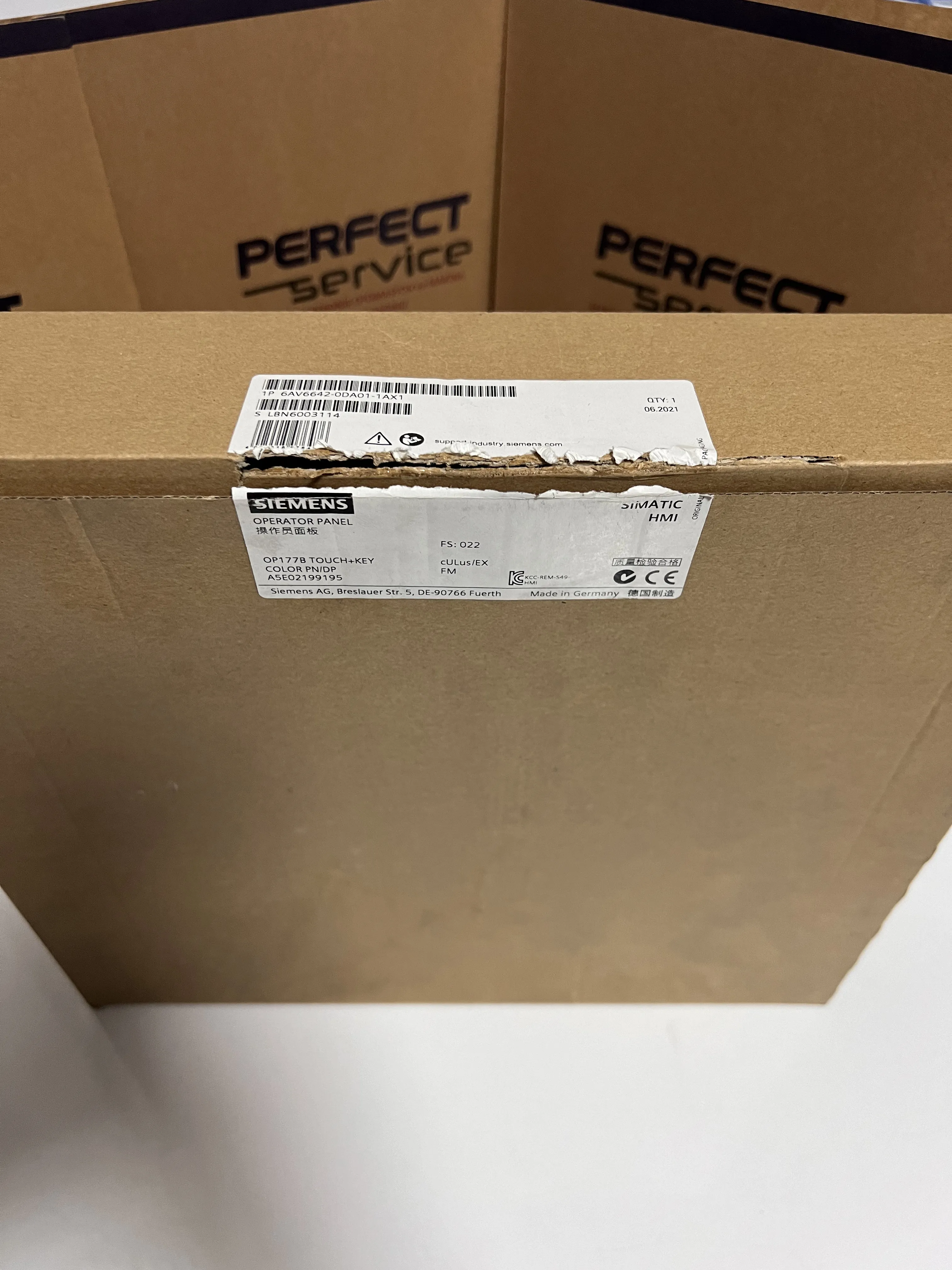 Siemens 6AV6642-0DA01-1AX1 TP277 | 6" Renkli HMI Operatör Panel