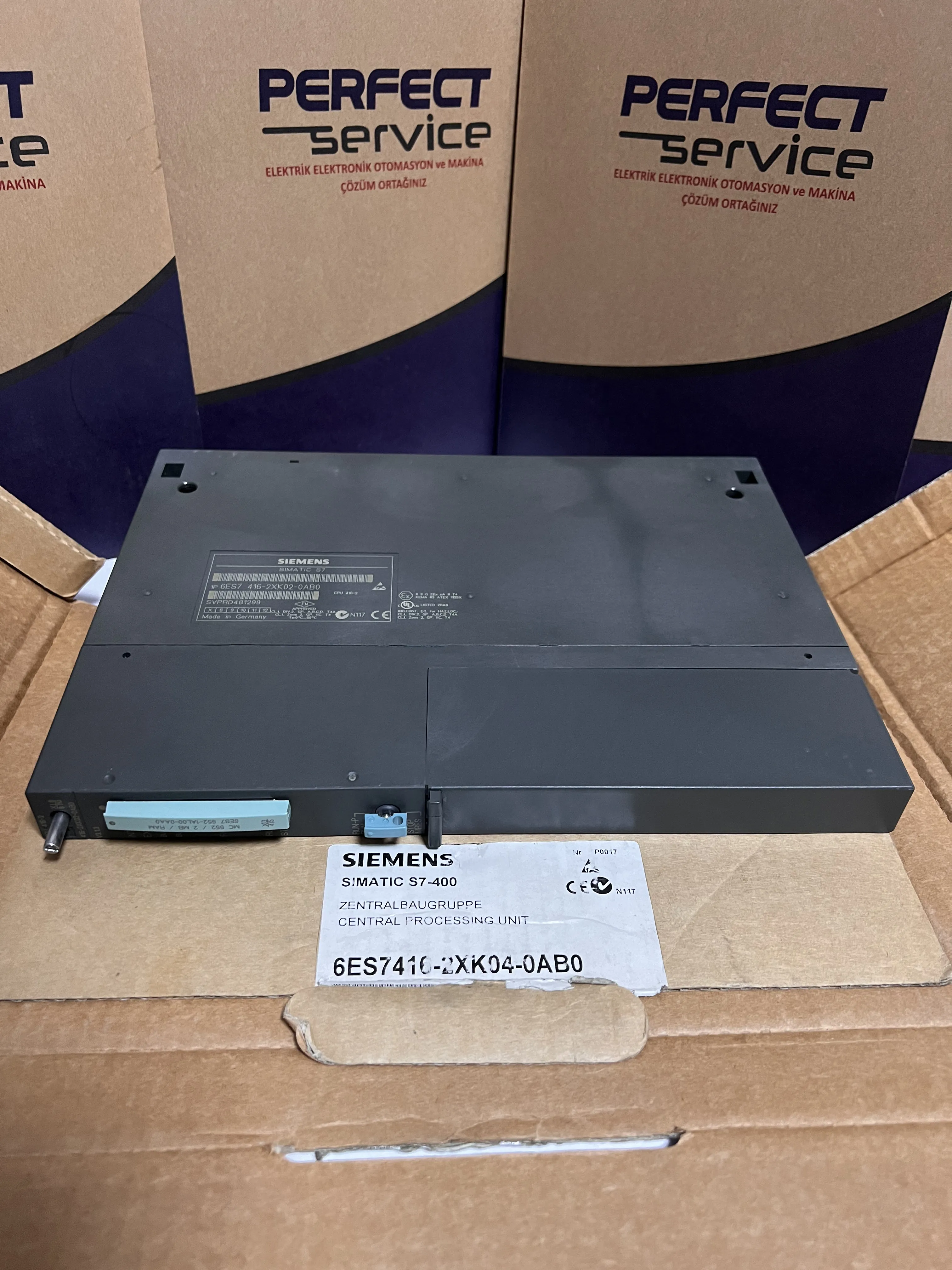 Ürün resmi: Siemens 6ES7416-2XK02-0AB0 S7-400 CPU 416 | Yüksek Performanslı PLC