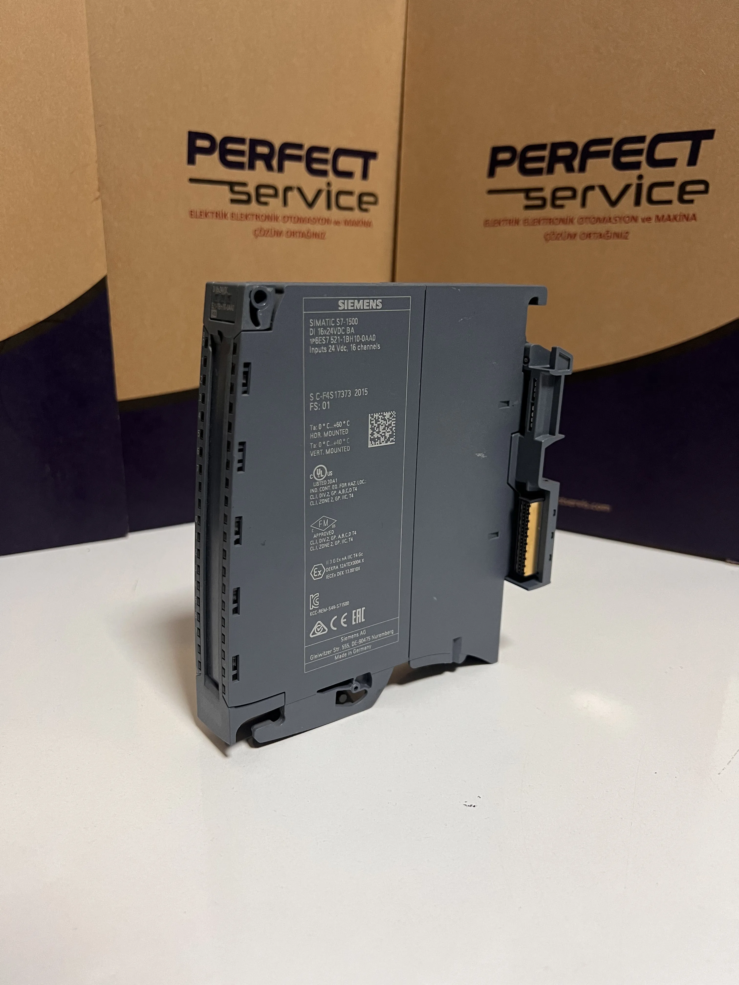 Siemens 6ES7521-1BH10-0AA0 S7-1500 DI 16x24V DC HF | Dijital Giriş Modülü thumbnail