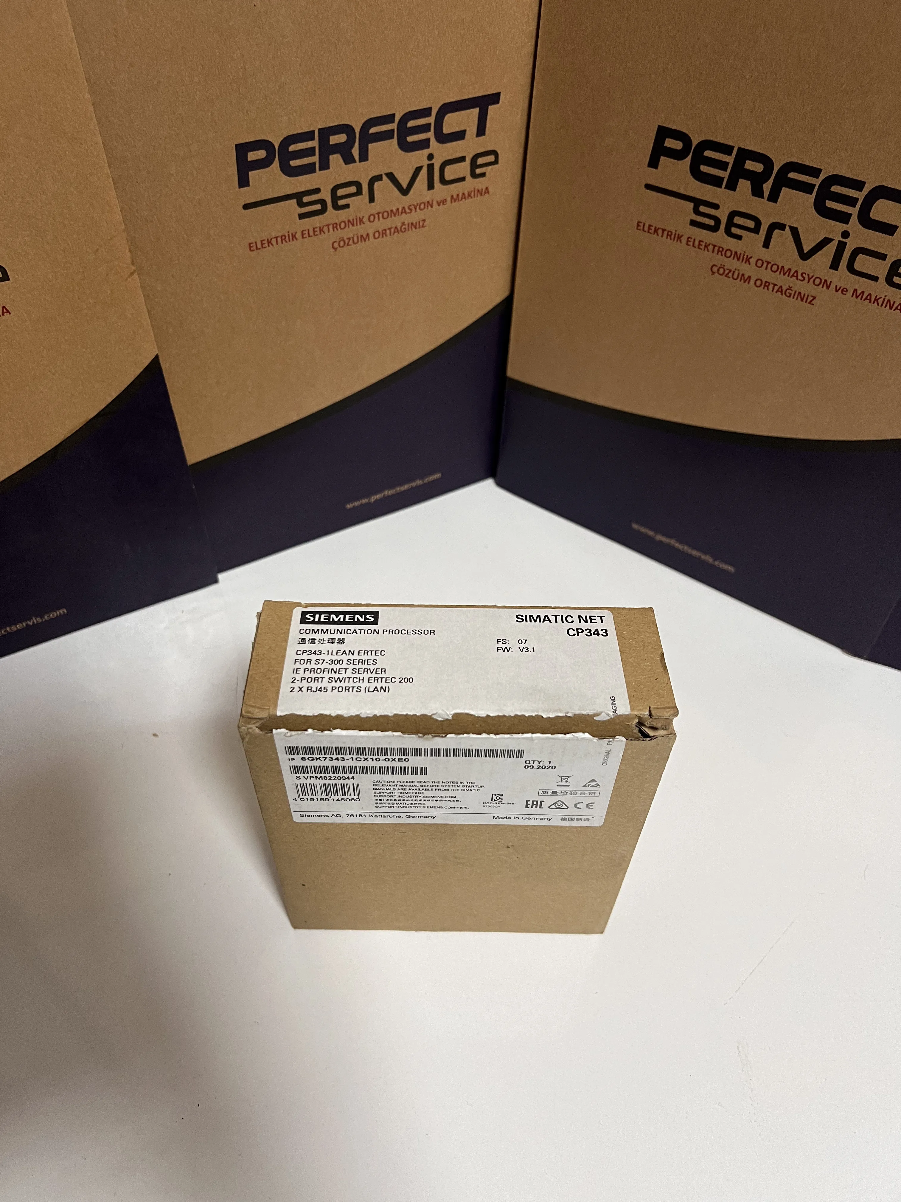 Ürün resmi: Siemens 6GK7343-1CX10-0XE0 CP 343-1 | S7-300 Ethernet Haberleşme Modülü