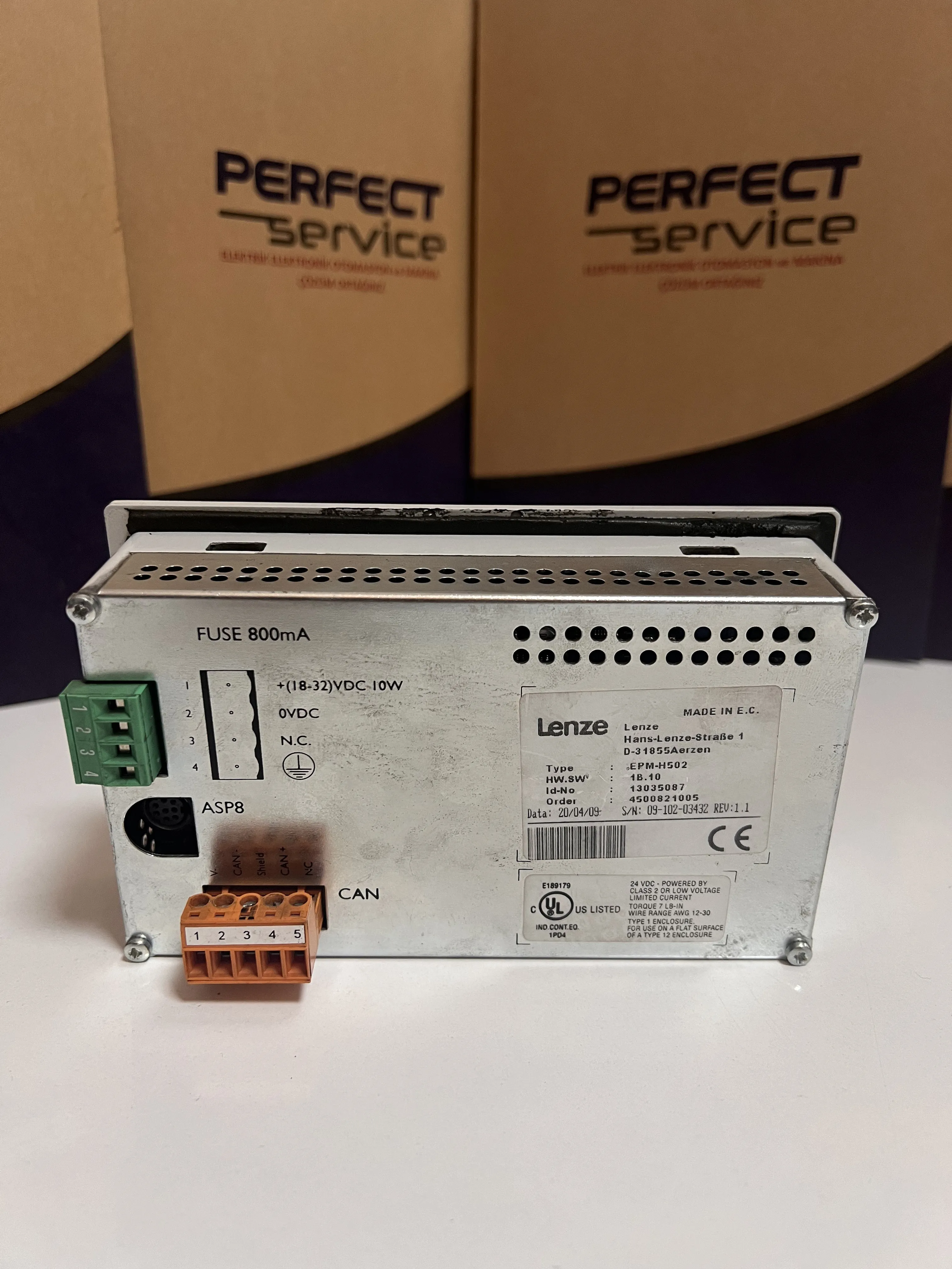 Lenze EPM-H502 Industrial HMI Panel – 24VDC thumbnail