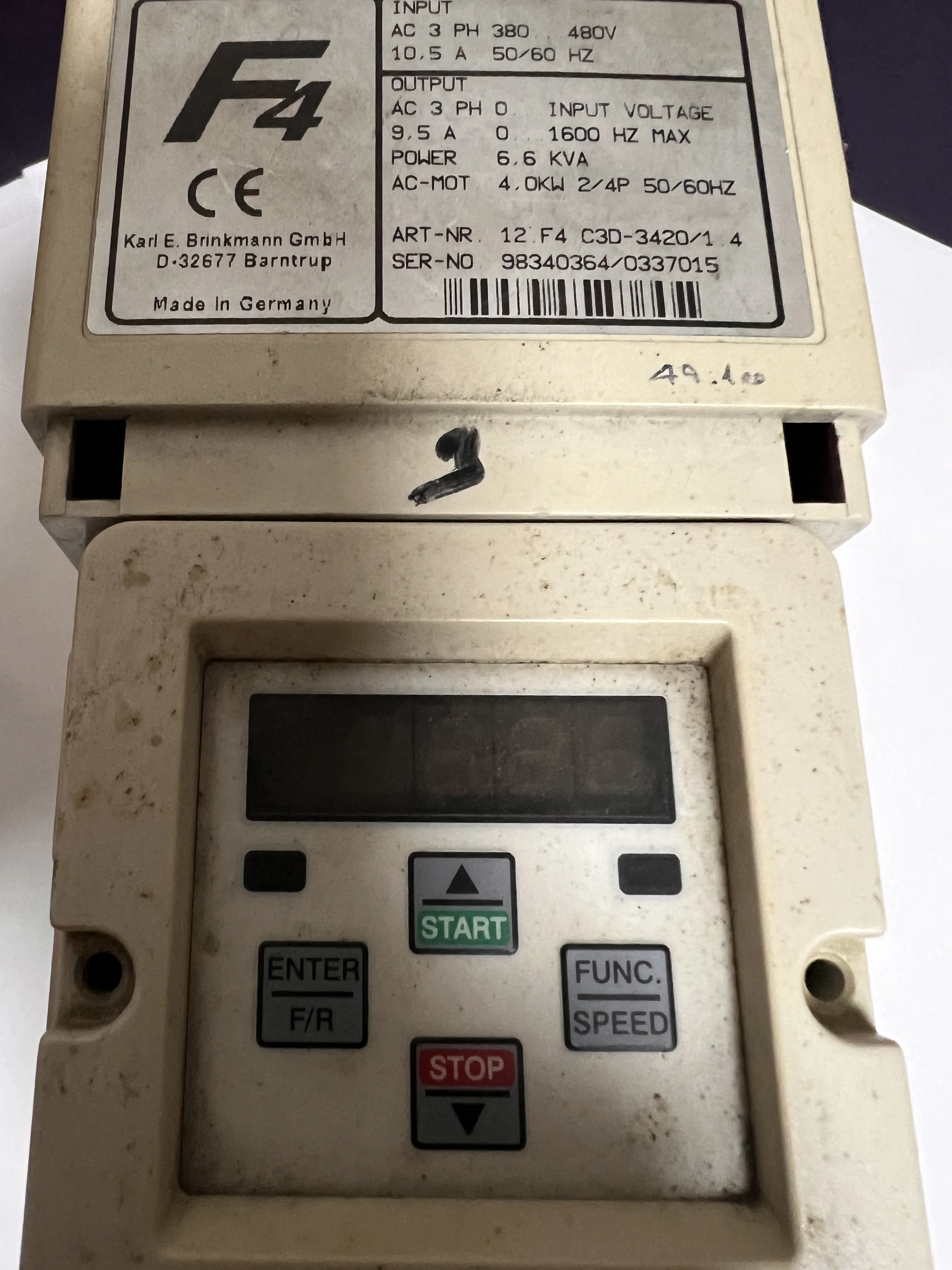 KEB 12.F4.C3D.3420 Sürücü – Combivert Endüstriyel Motor Kontrol Cihazı thumbnail