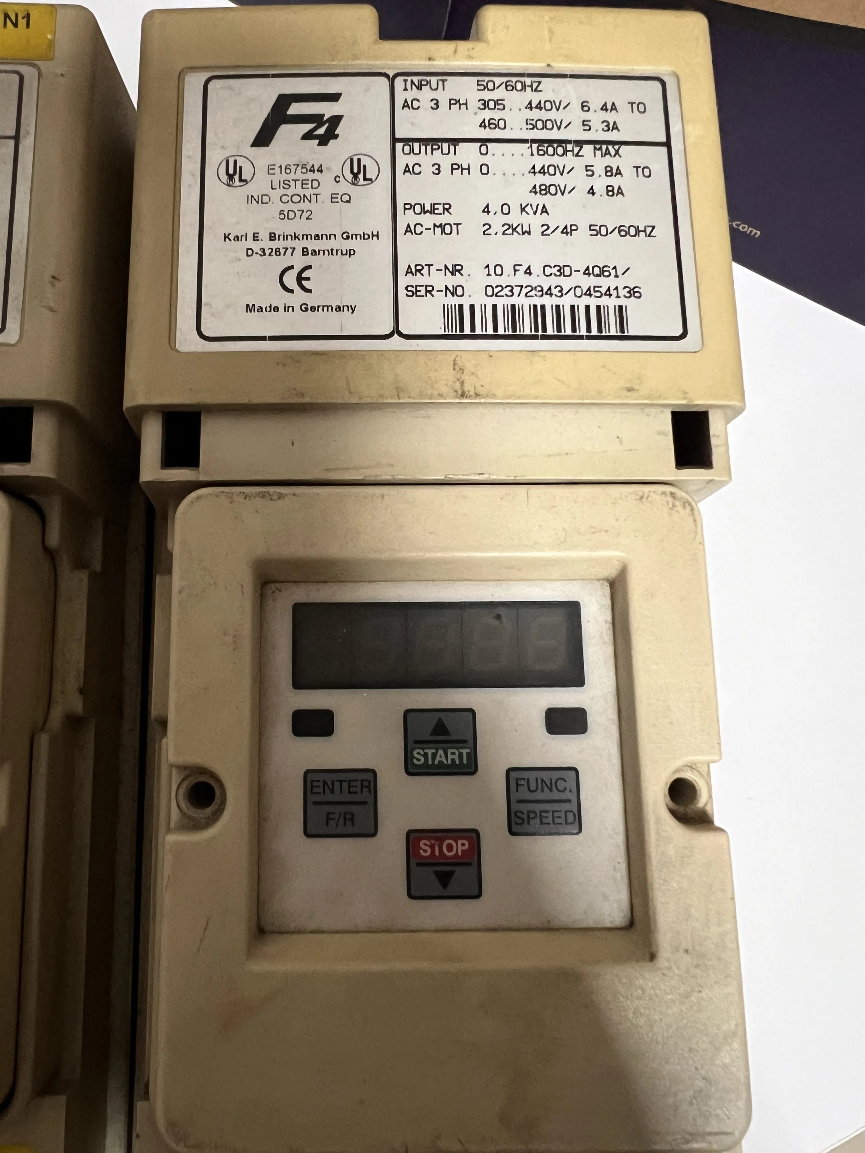 KEB F4-10.F4.C3D.4Q61 Sürücü – Combivert F4 Endüstriyel Motor Kontrol Cihazı thumbnail