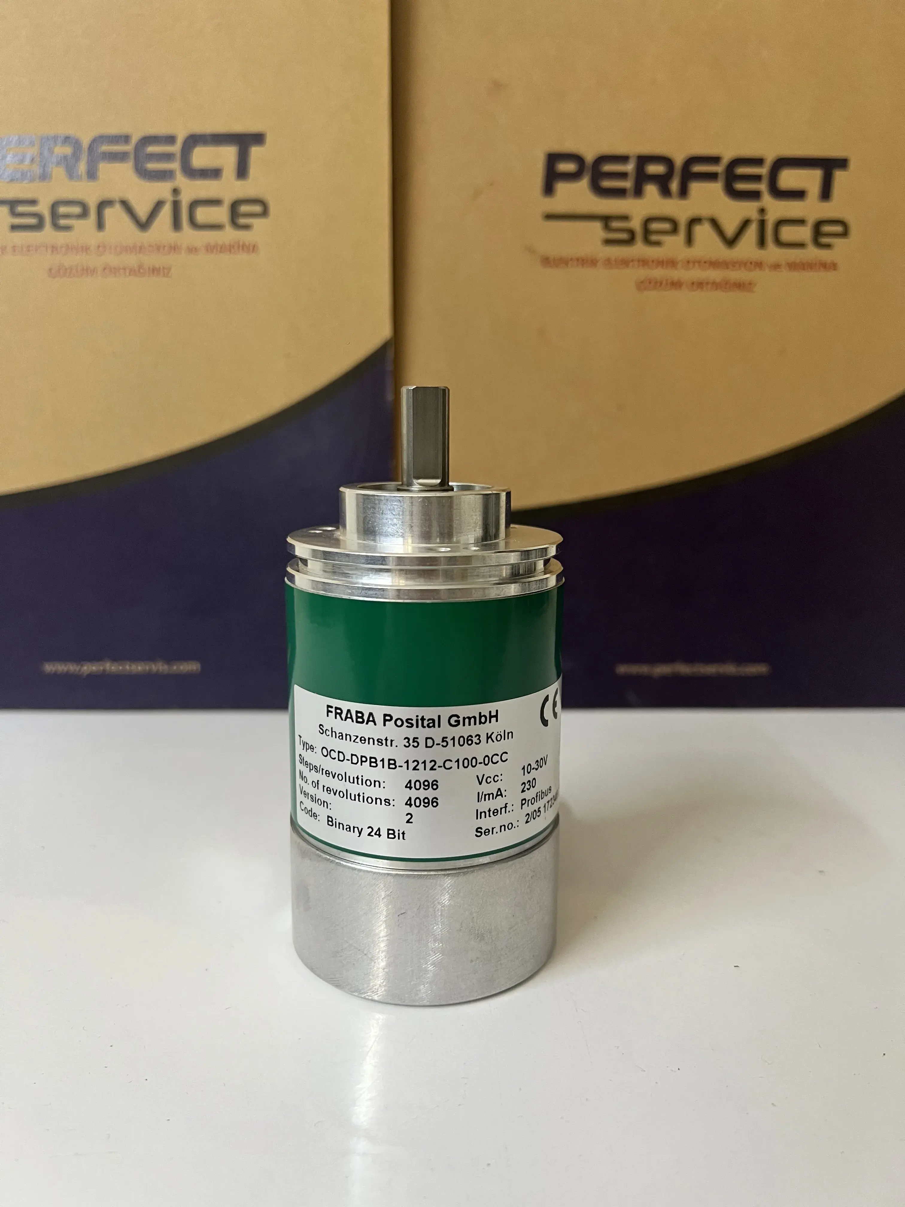 Baumer OCD-DPB1B-1212-C100-0CC Profibus Artımsal Enkoder